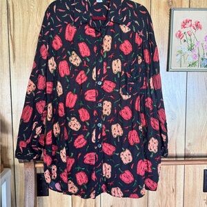 WeBeBop Pepper Beaded Vintage Shirt